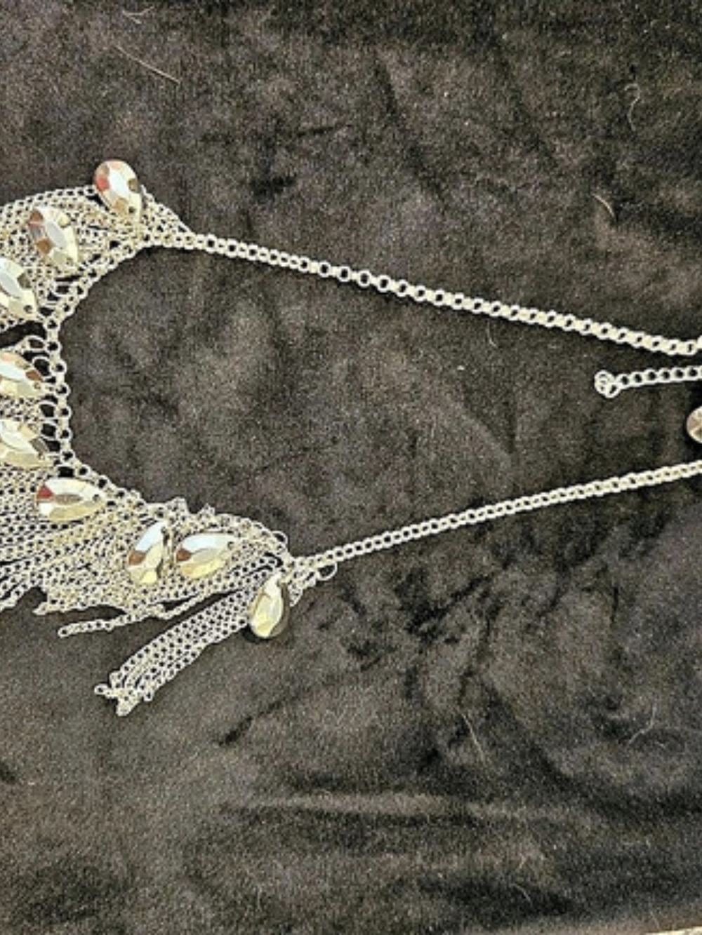 Paparazzi Bragging Rights - Silver Fringe Necklace